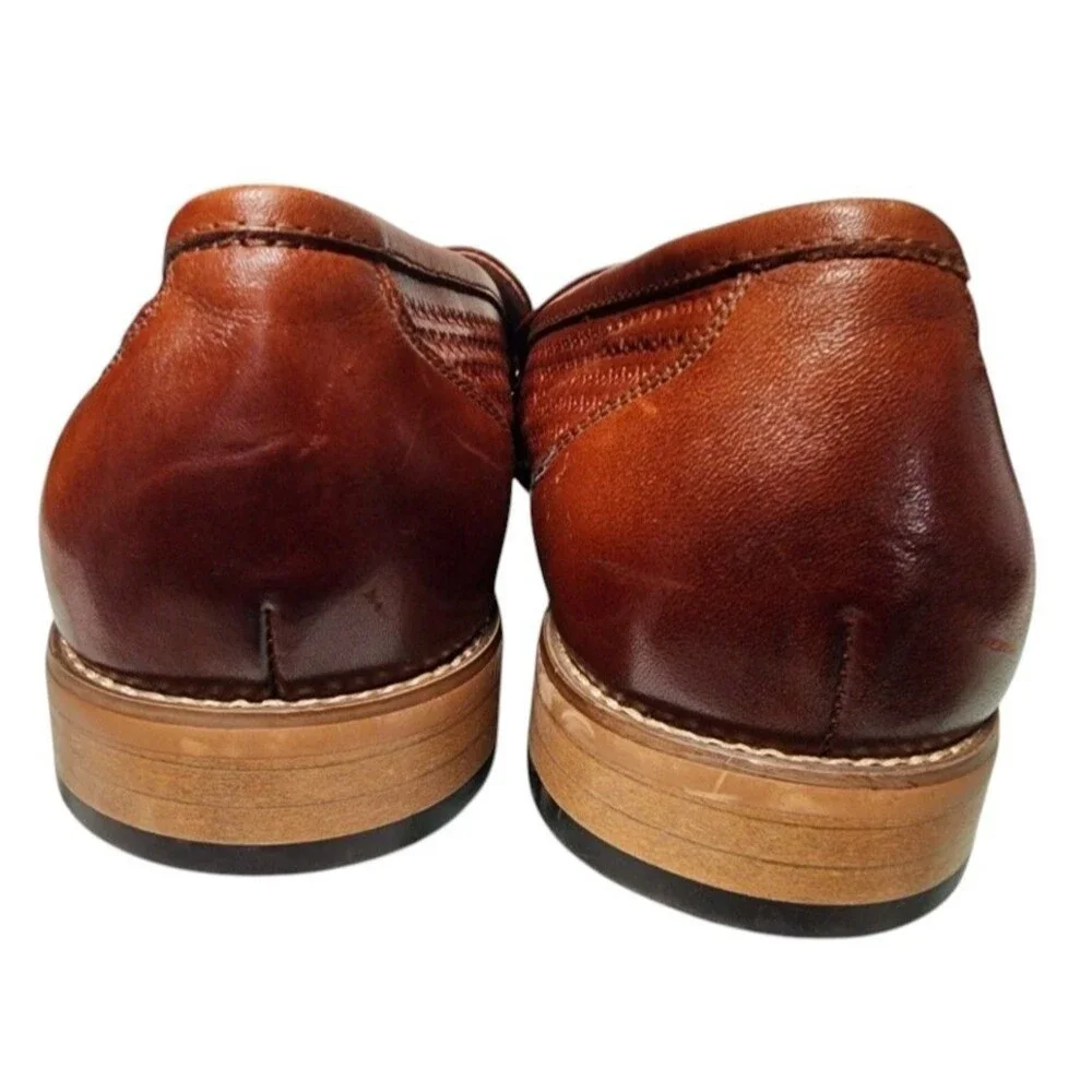 Stacy Adams Belfair Moc Toe Penny Loafer Brown Ombre Size 11.5
